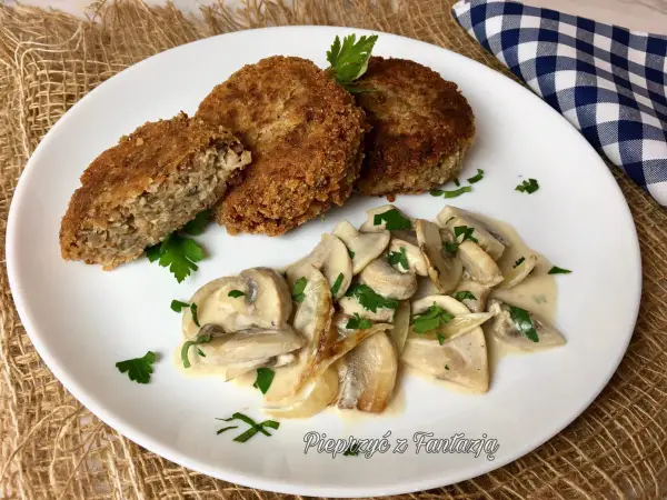 Kotlety gryczane z pieczarkami - idealne. Zrób je raz, pokochaj na zawsze!